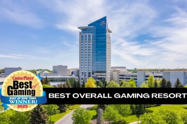 Turning Stone Resort Casino with Best of Gaming 2025 Badge